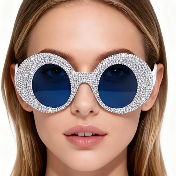 Rhinestones Oversize Sunglasses main image 4